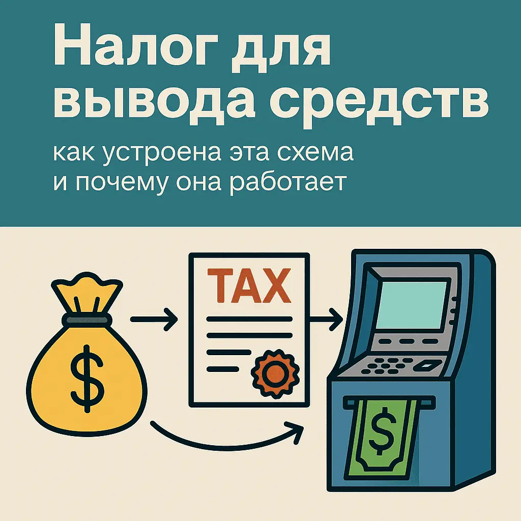 «Налог для вывода средств»: как устроена схема и почему она работает