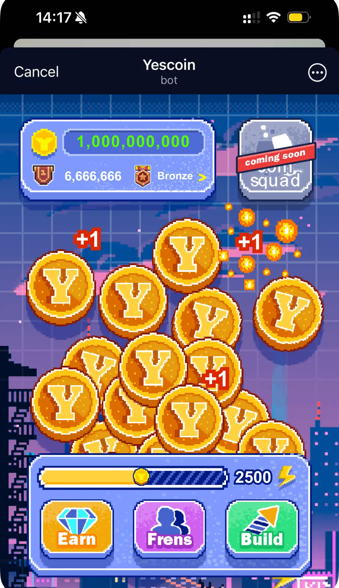 Крипто игра YesCoin развод