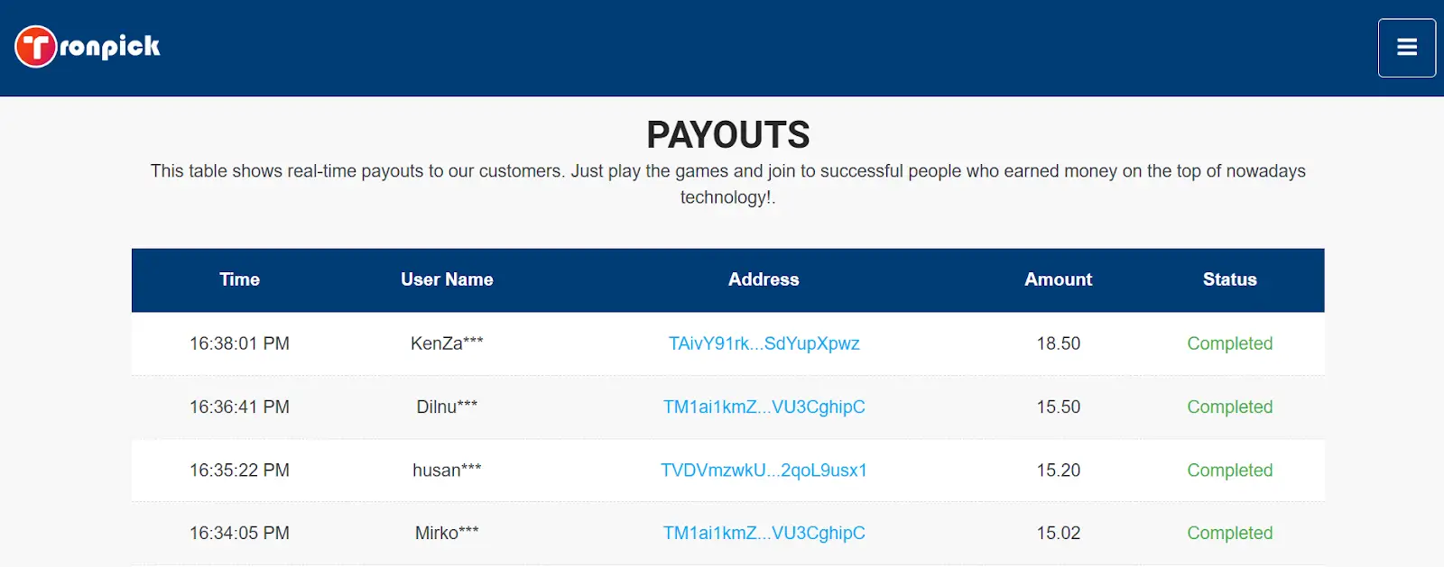 Криптокран Tronpick Криптокран Tronpick