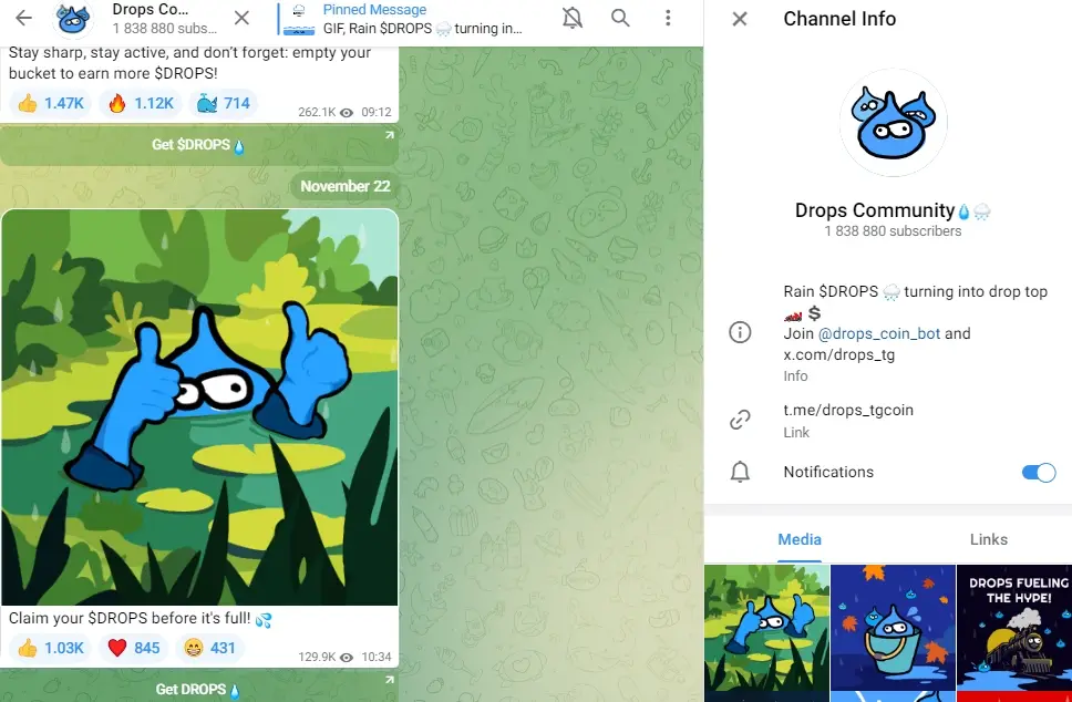 Криптоигра Drops Криптоигра Drops