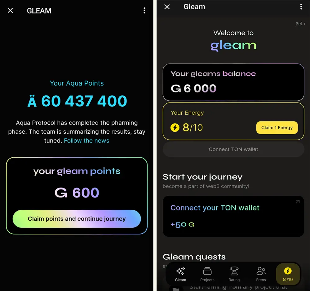 Крипто игра GLEAM лохотрон Крипто игра GLEAM скам