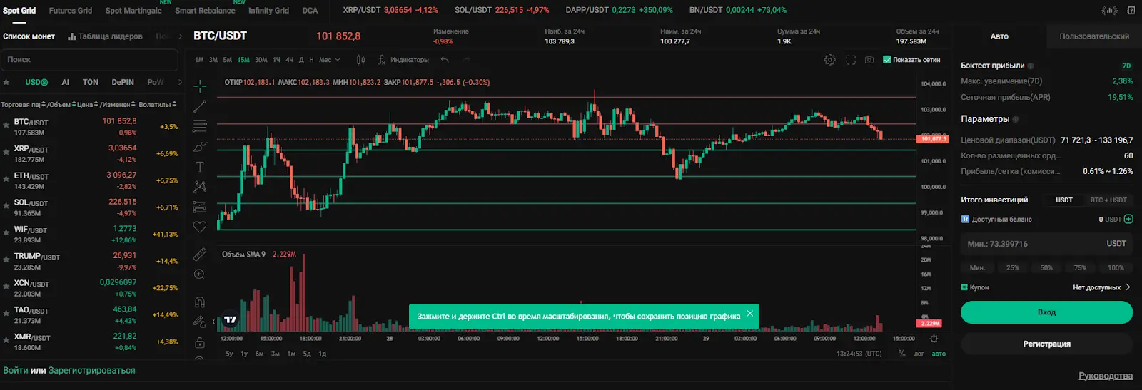 торговый бот kucoin