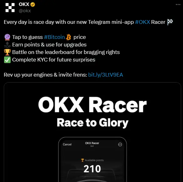 Racer от OKX вывести вложенные средства Racer от OKX простой способ вывода денег