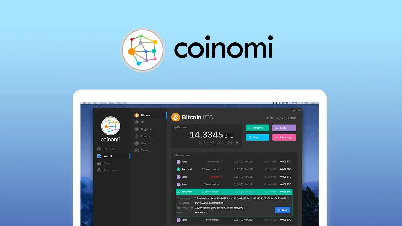 Кошелек Coinomi