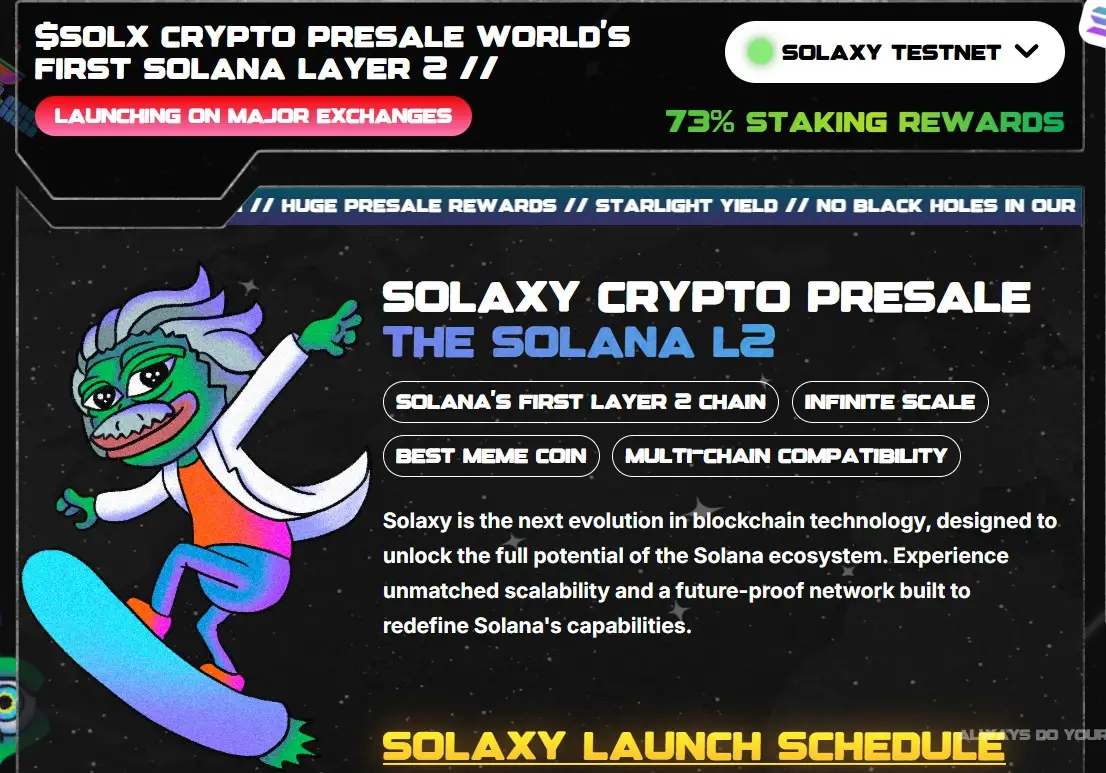 Solaxy (SOLX) информация обзор Solaxy (SOLX)