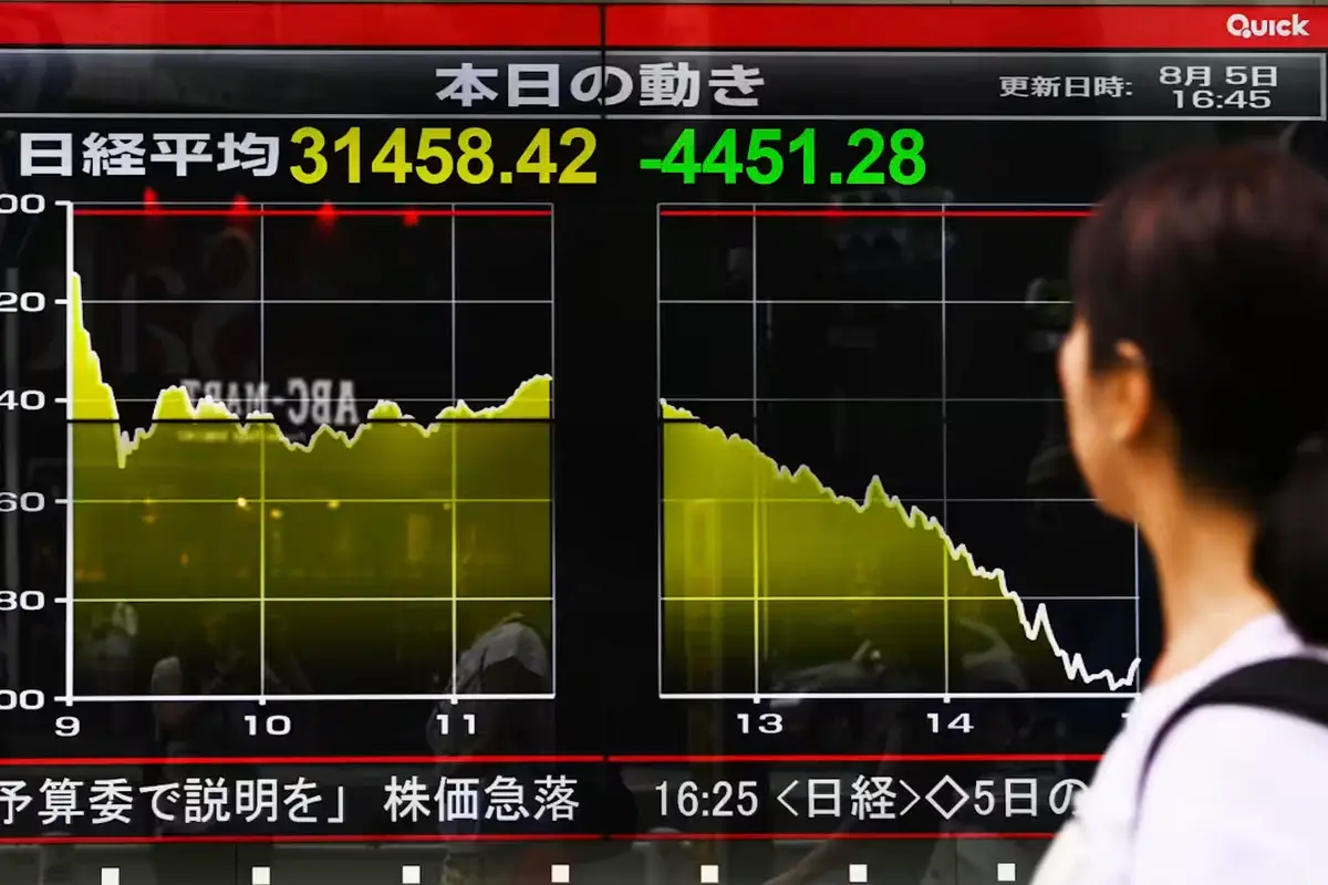Обвал фондового рынка Японии Фондовый рынок Японии пережил падение